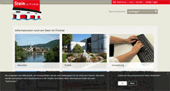 Desktop Screenshot of gemeinde-stein.ch